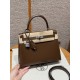 에르메스 Hermes Kelly 25cm Box 3G Alezan/silver