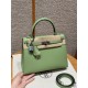 에르메스 Hermes Kelly 25cm Epsom 3i Vert Criquent/silver