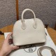 에르메스 Hermes Mini Bolide 18cm chèvre 10 Craie/gold