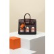 에르메스 Hermes Birkin Faubourg 20cm 0G Rouge seller/46 Ebene/55 Rouge H/10 Craie/93 Orange