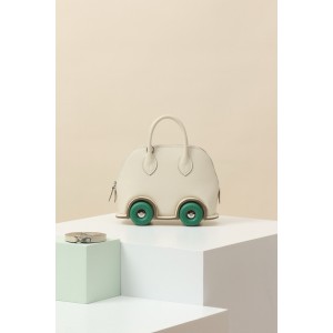 에르메스 Hermes Bolide On Wheels 18cm Epsom 10 Craie