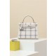 에르메스 Hermes Kelly 25cm Swift M4 Girs pale/silver