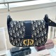 디올 Dior 30 Montaigne Bag Oblique Jacquard Blue 24cm
