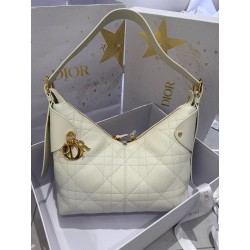 디올 Dior Medium Voyage Bag White 28cm