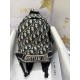 디올 Dior Travel Backpack Oblique Jacquard Blue 21.5cm