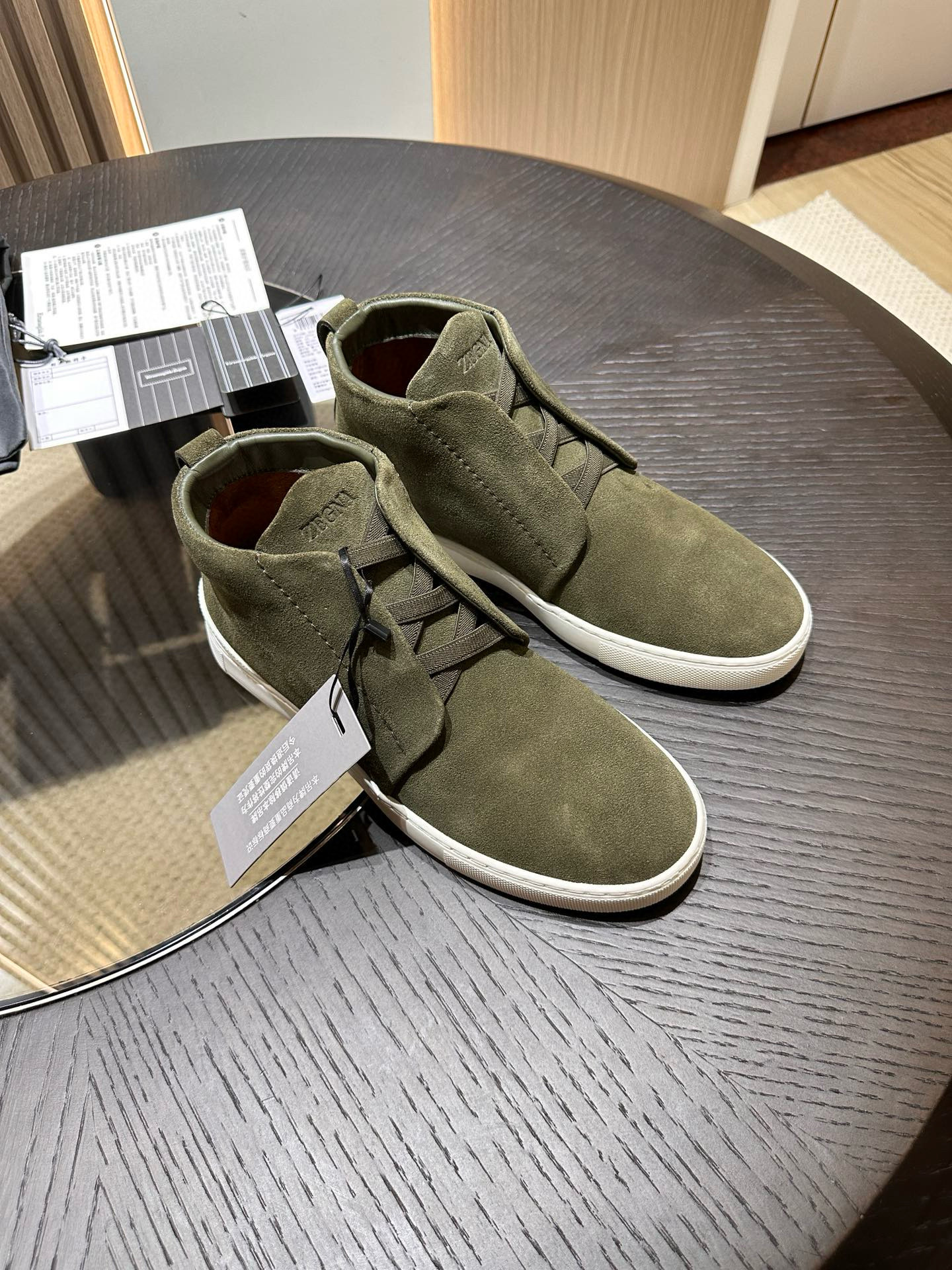 제냐 Zegna Triple StitchTM 스니커즈