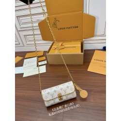 루이비통 Louis Vuitton M26583 Pochette Camille Monogram Dune Coated Canvas 20cm