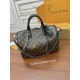 루이비통 Louis Vuitton M12243 Speedy Soft 30 Dark Monogram Black 30cm