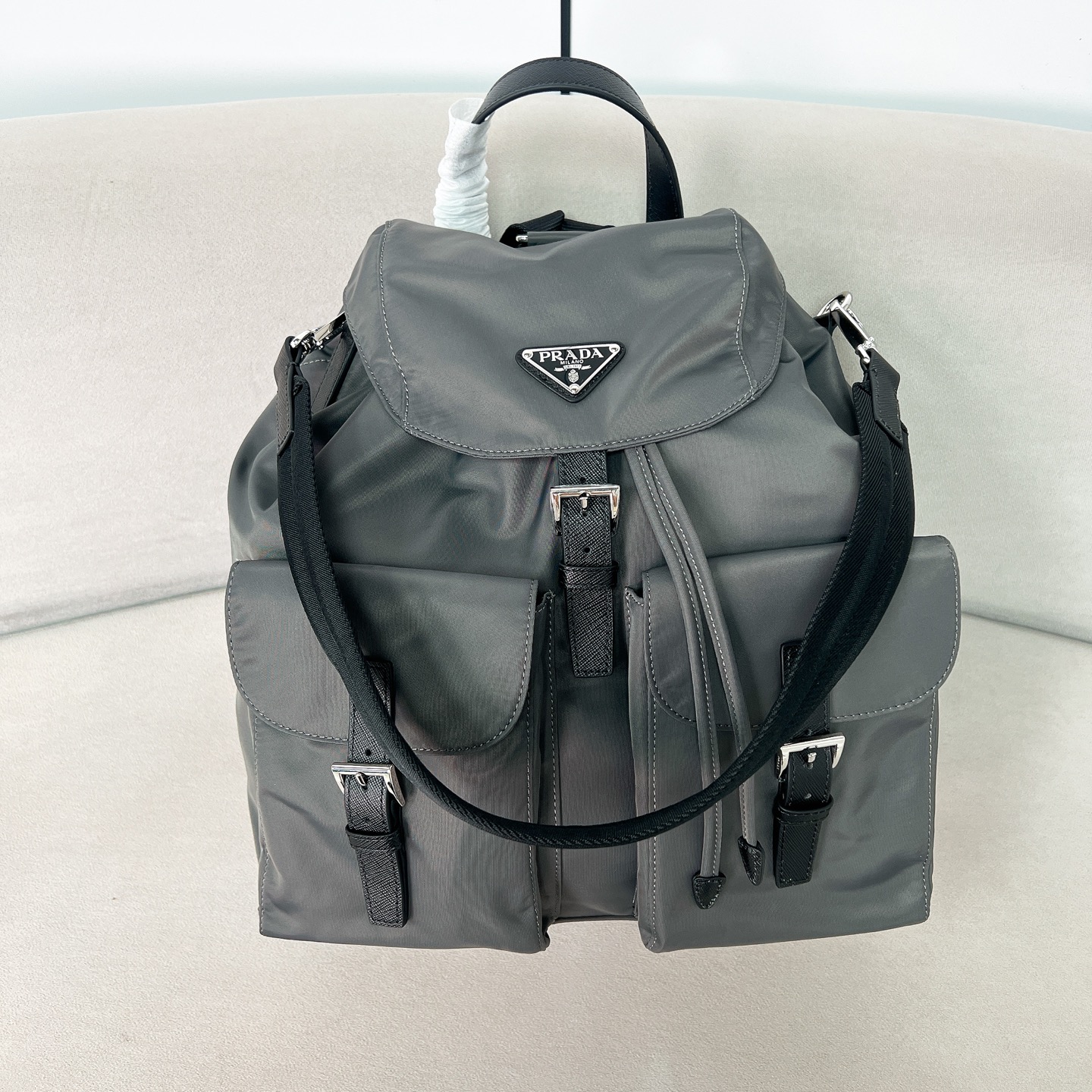 프라다 Prada 2VZ110 리나일론 백팩 39cm