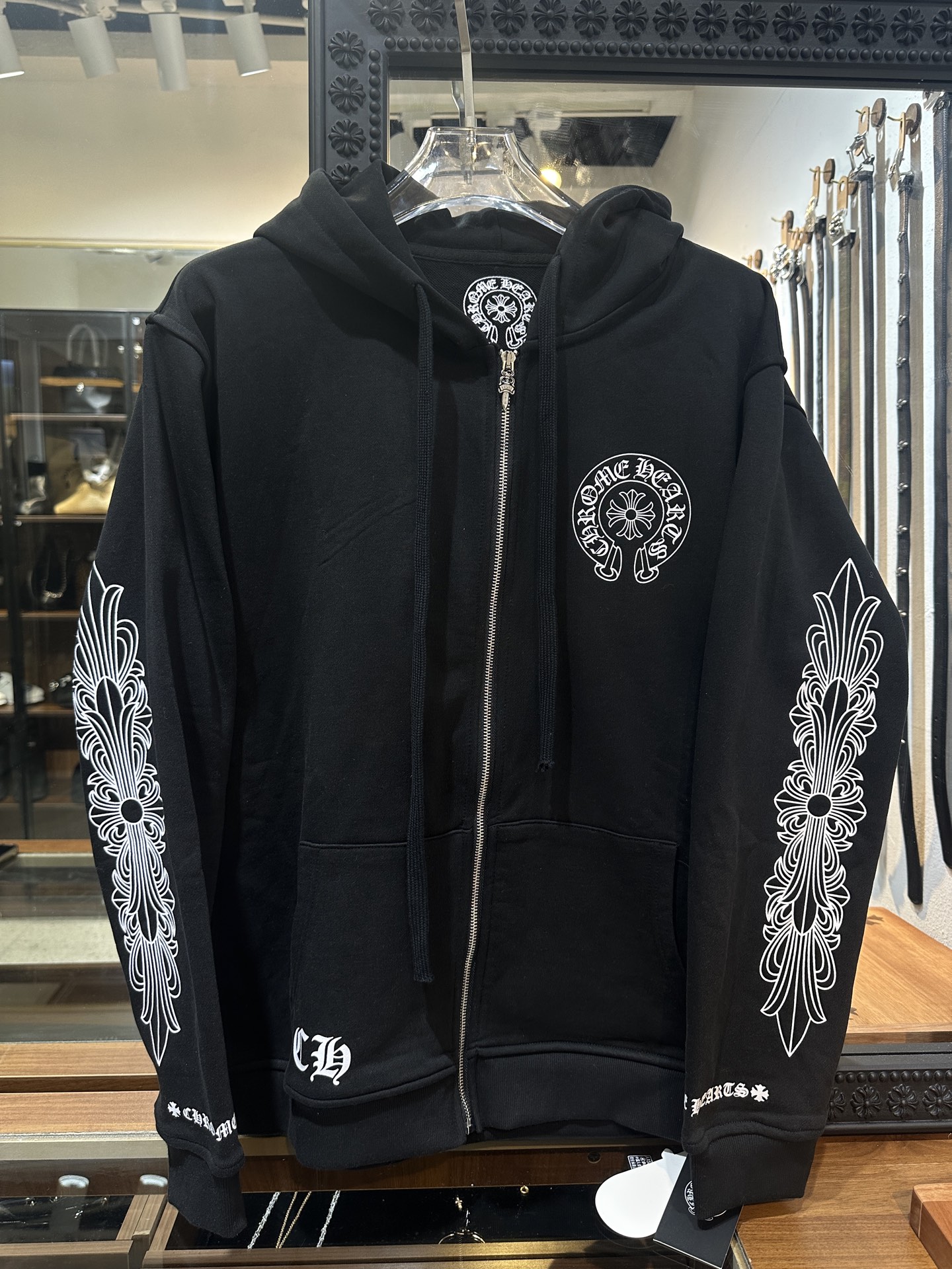 크롬하츠 Chrome Hearts LosAngeles Exclusive Horseshoe 후드 집업