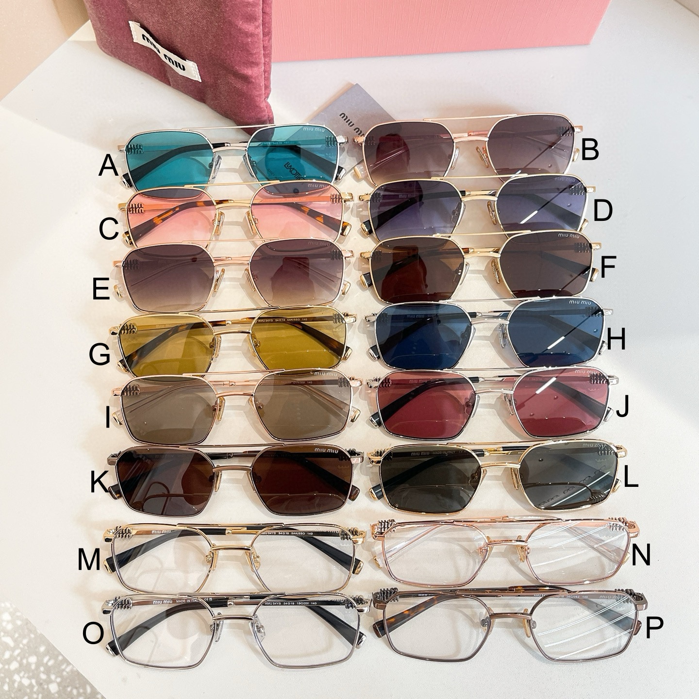 미우 미우 MIU MIU AMU 54YS 54口19-140