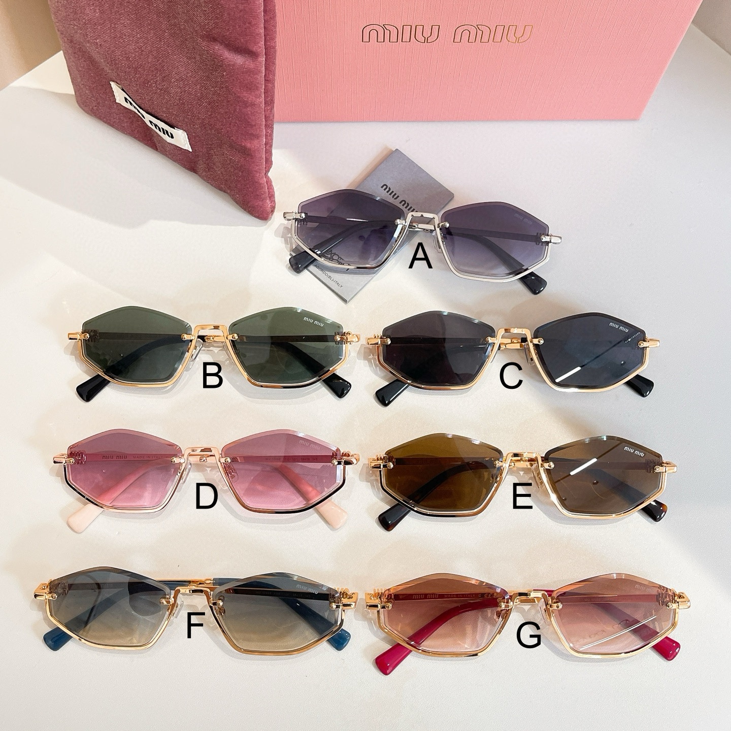 미우 미우 MIU MIU MU 1746S 55口18-145