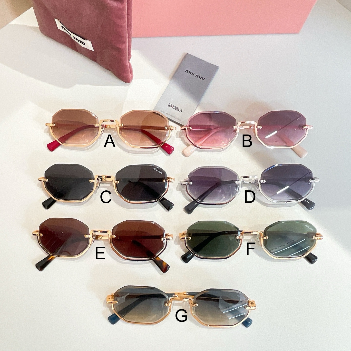 미우 미우 MIU MIU MU 1747S 52口23-145