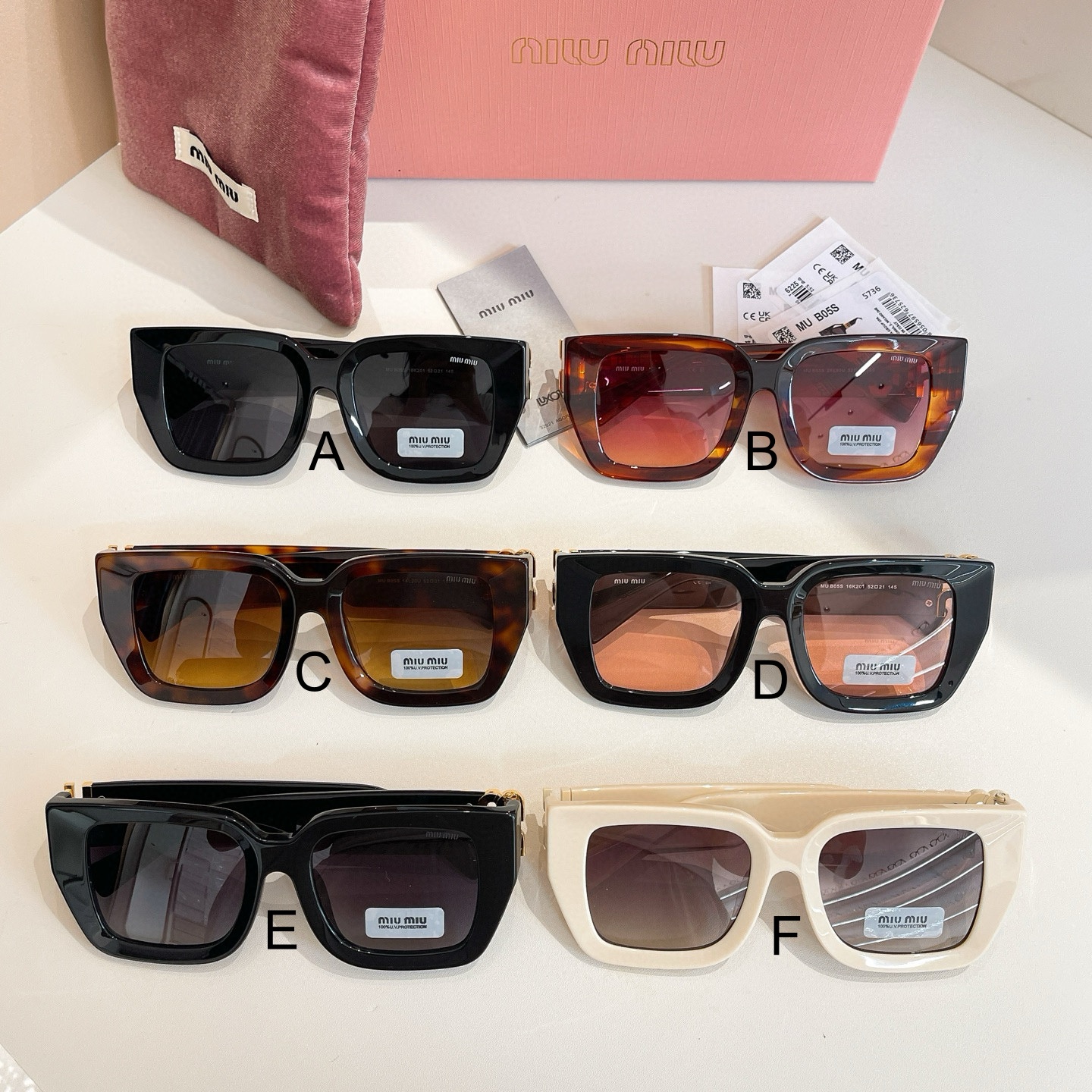 미우 미우 MIU MIU MU B05S 52口21-145