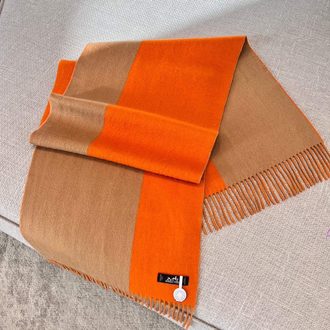 에르메스 Hermes 스카프 캐시미어 40x195cm