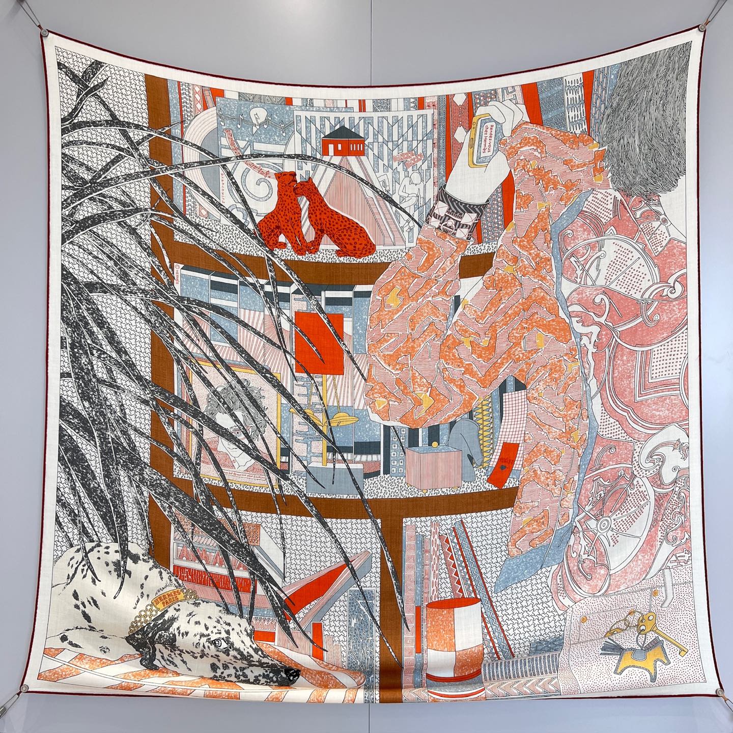 에르메스 Hermes 숄 136x137cm