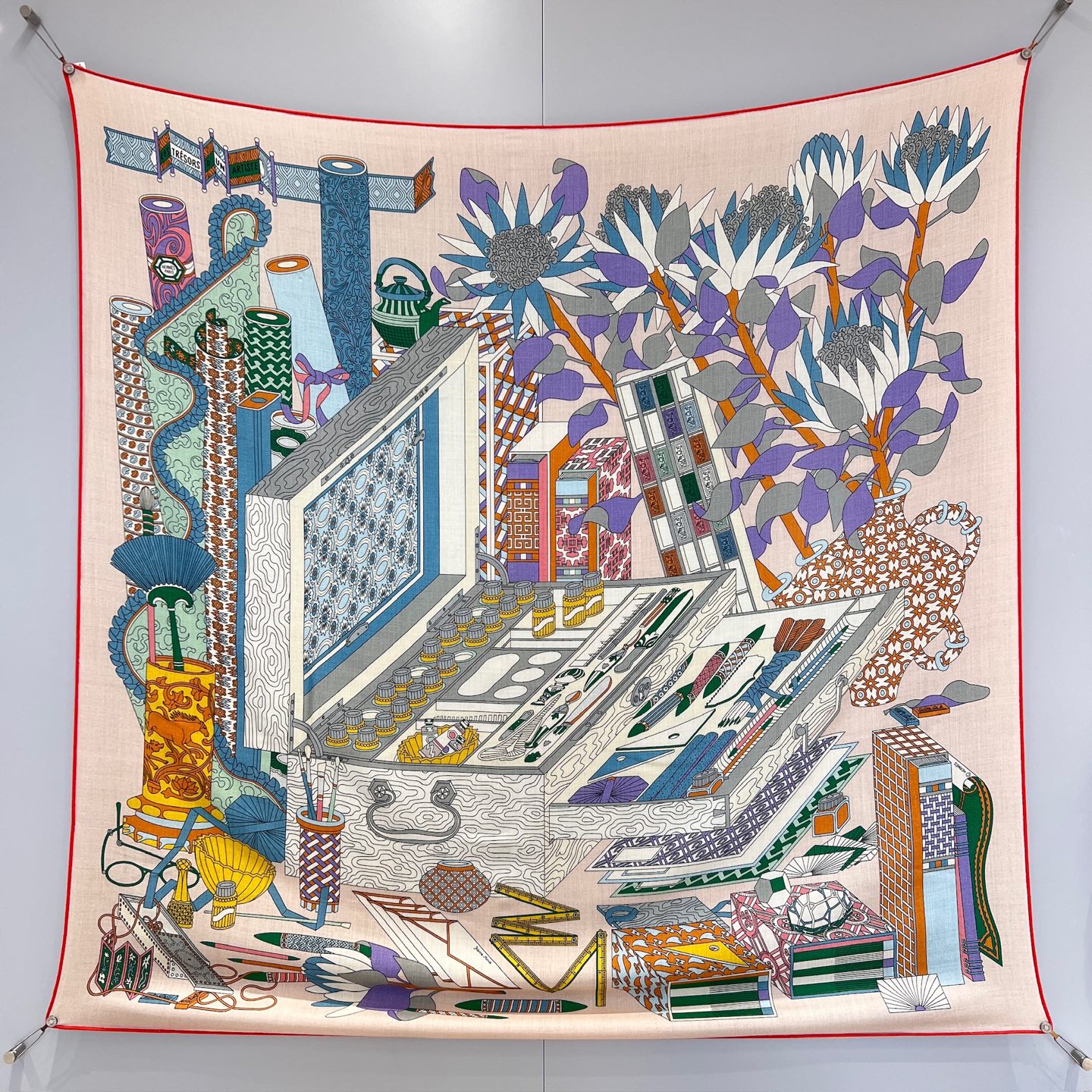 에르메스 Hermes 숄 136x137cm