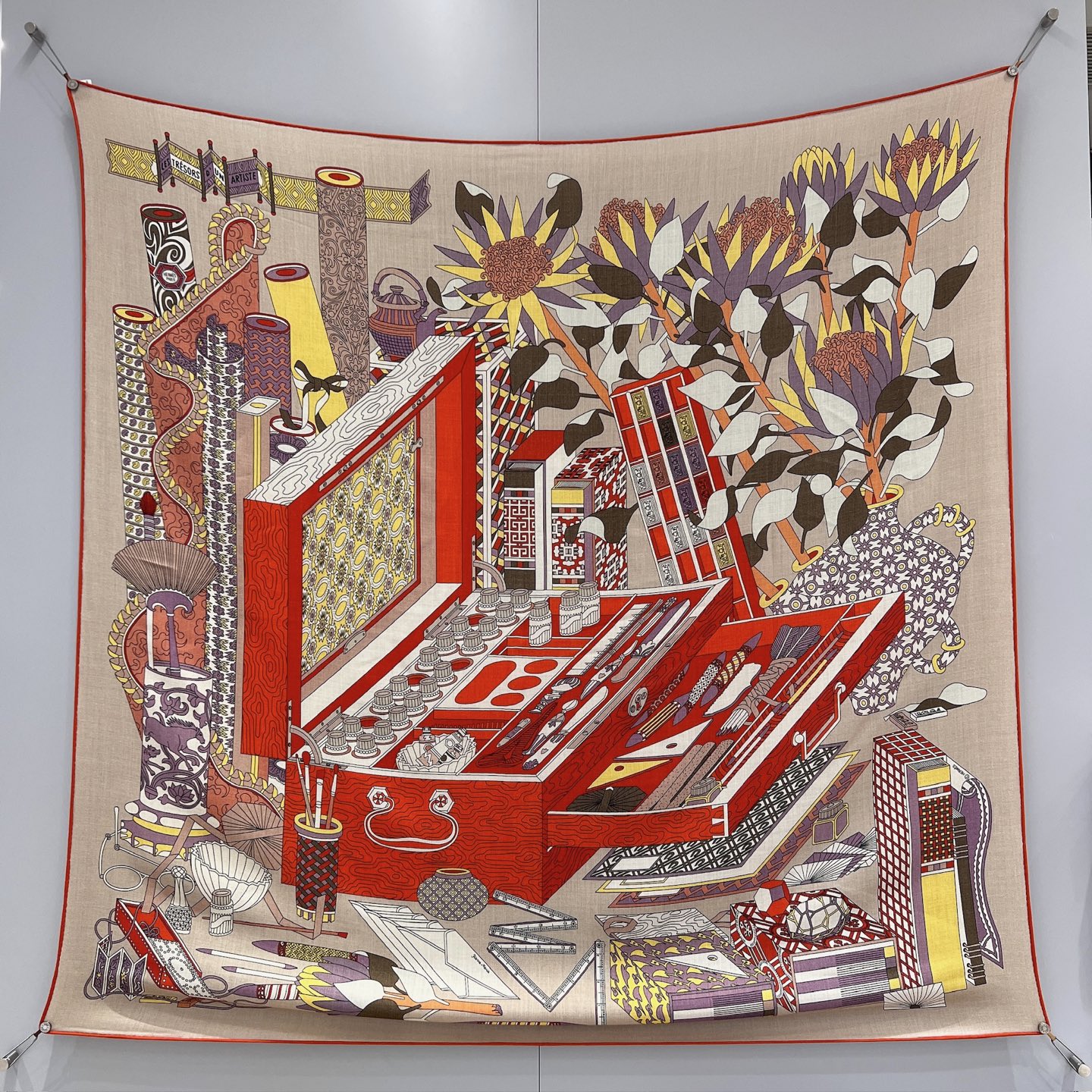 에르메스 Hermes 숄 136x137cm