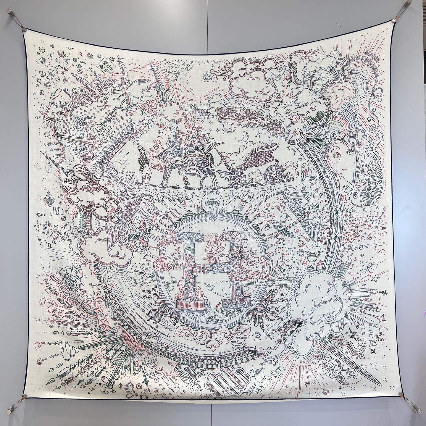 에르메스 Hermes 숄 136x137cm