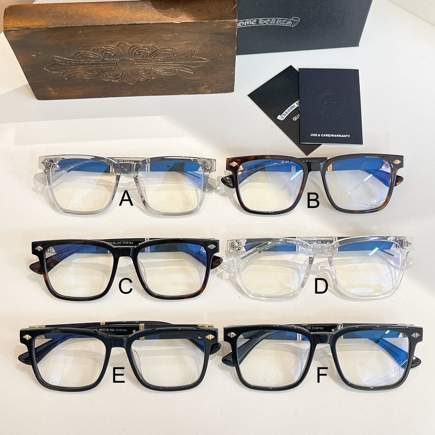 크롬하츠 Chrome Hearts CH8164 56口18-150