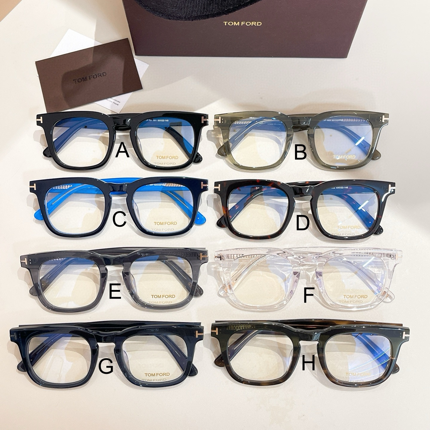 톰포드 Tom Ford TF 751 53口22-145