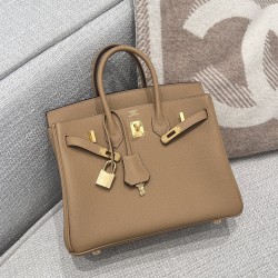 에르메스 Hermes Birkin 25cm Germany Leather 0M Chai/gold