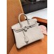 에르메스 Hermes Birkin 25cm Ostrich 80 Gris Perle/silver