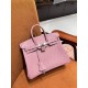 에르메스 Hermes Birkin 25cm Ostrich Lilac/silver