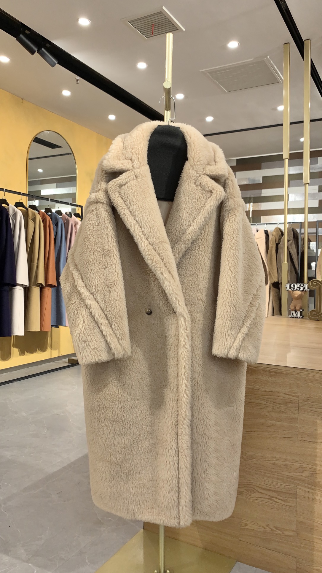 막스마라 Max Mara Teddy Bear Icon Coat 테디베어 코트 Milk tea color 밀크티 컬러