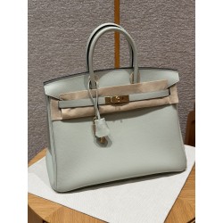 에르메스 Hermes Birkin 35cm Togo 0W Girs neve and 09 Mauve pale/gold
