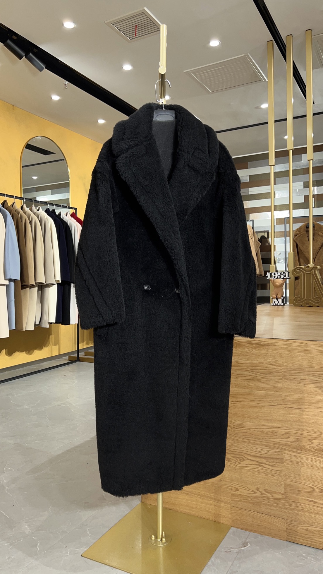 막스마라 Max Mara Teddy Bear Icon Coat 테디베어 코트 black 검은