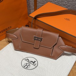 에르메스 Hermes Elan Pocket 24cm Swift 37 Gold/silver