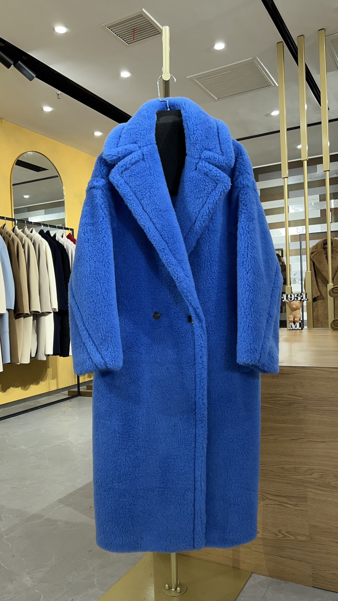막스마라 Max Mara Teddy Bear Icon Coat 테디베어 코트   Royal Blue 로얄 블루