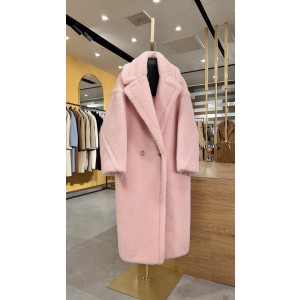 막스마라 Max Mara Teddy Bear Icon Coat 테디베어 코트 Cherry powder 벚꽃 가루