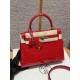 에르메스 Hermes Kelly 25cm Bright faced Alligator 95 Braise/gold