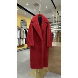 막스마라 Max Mara Teddy Bear Icon Coat 테디베어 코트  Carmine red   코치닐
