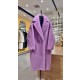 막스마라 Max Mara Teddy Bear Icon Coat 테디베어 코트 Light purple 연 자줏빛