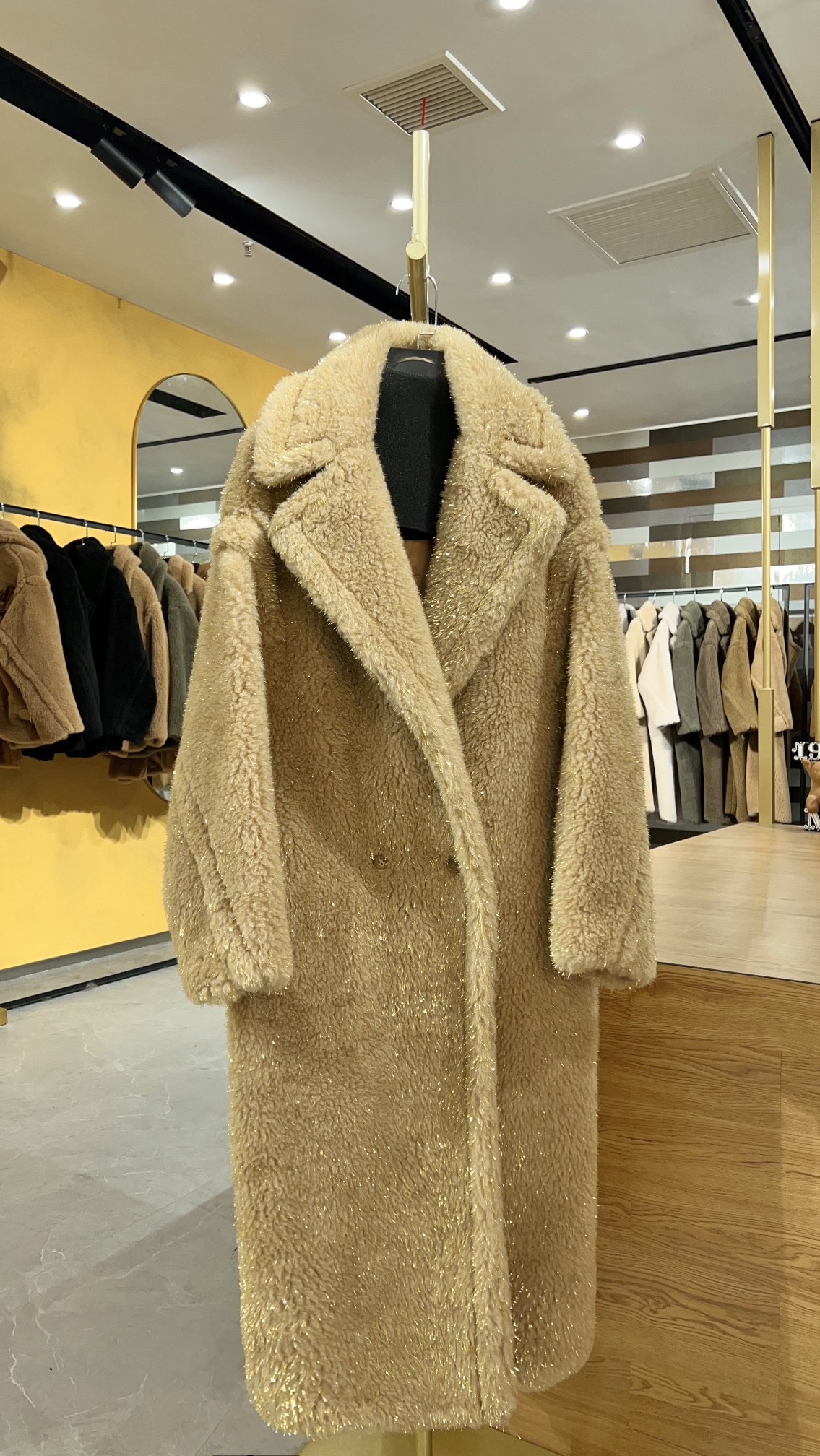 막스마라 Max Mara Teddy Bear Icon Coat 테디베어 코트 Albino color（Golden Thread）알비노섹（금실）