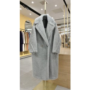 막스마라 Max Mara Teddy Bear Icon Coat 테디베어 코트  Silver thread  콩나물
