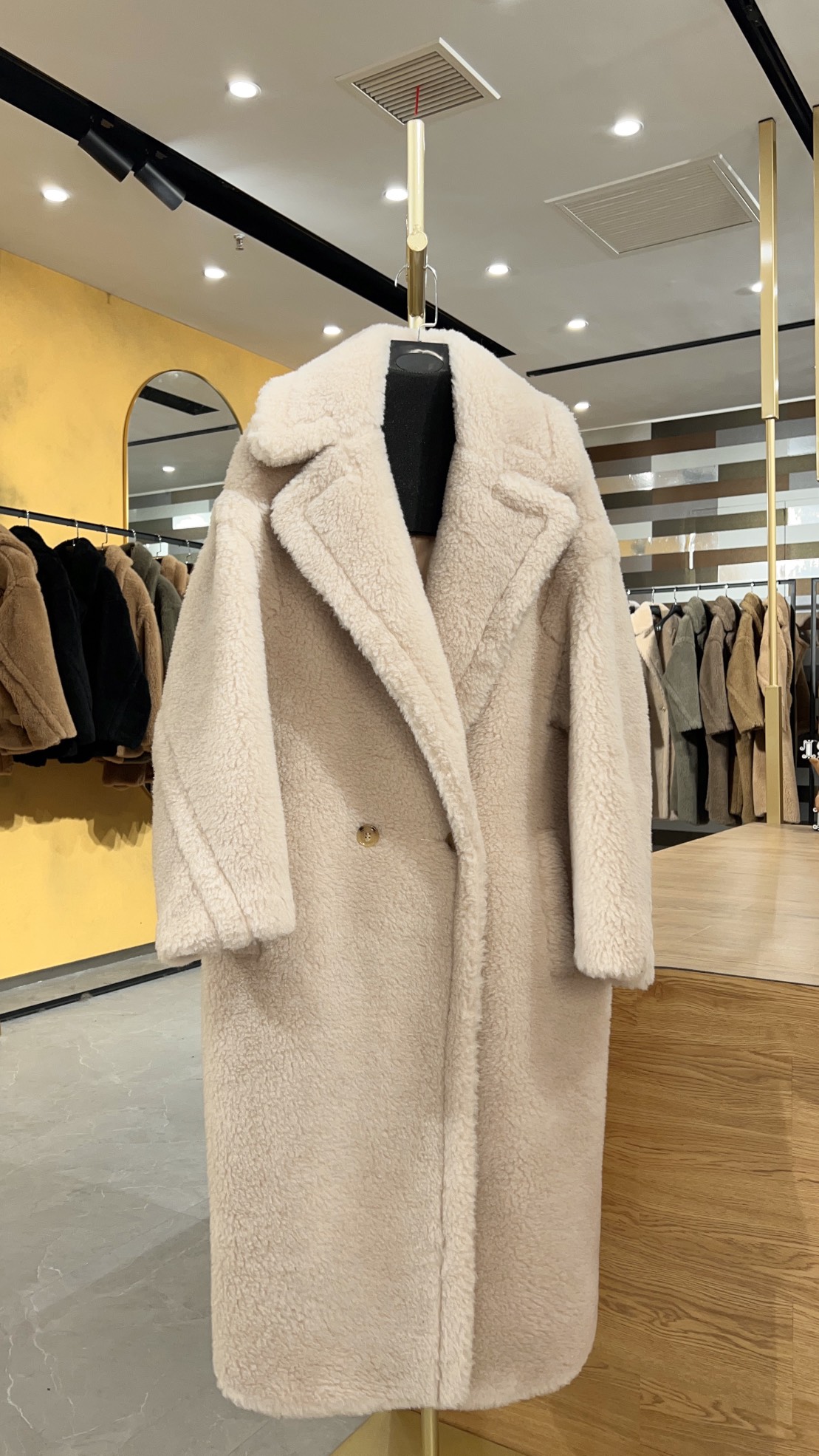 막스마라 Max Mara Teddy Bear Icon Coat 테디베어 코트 Vanilla color 바 닐라 색