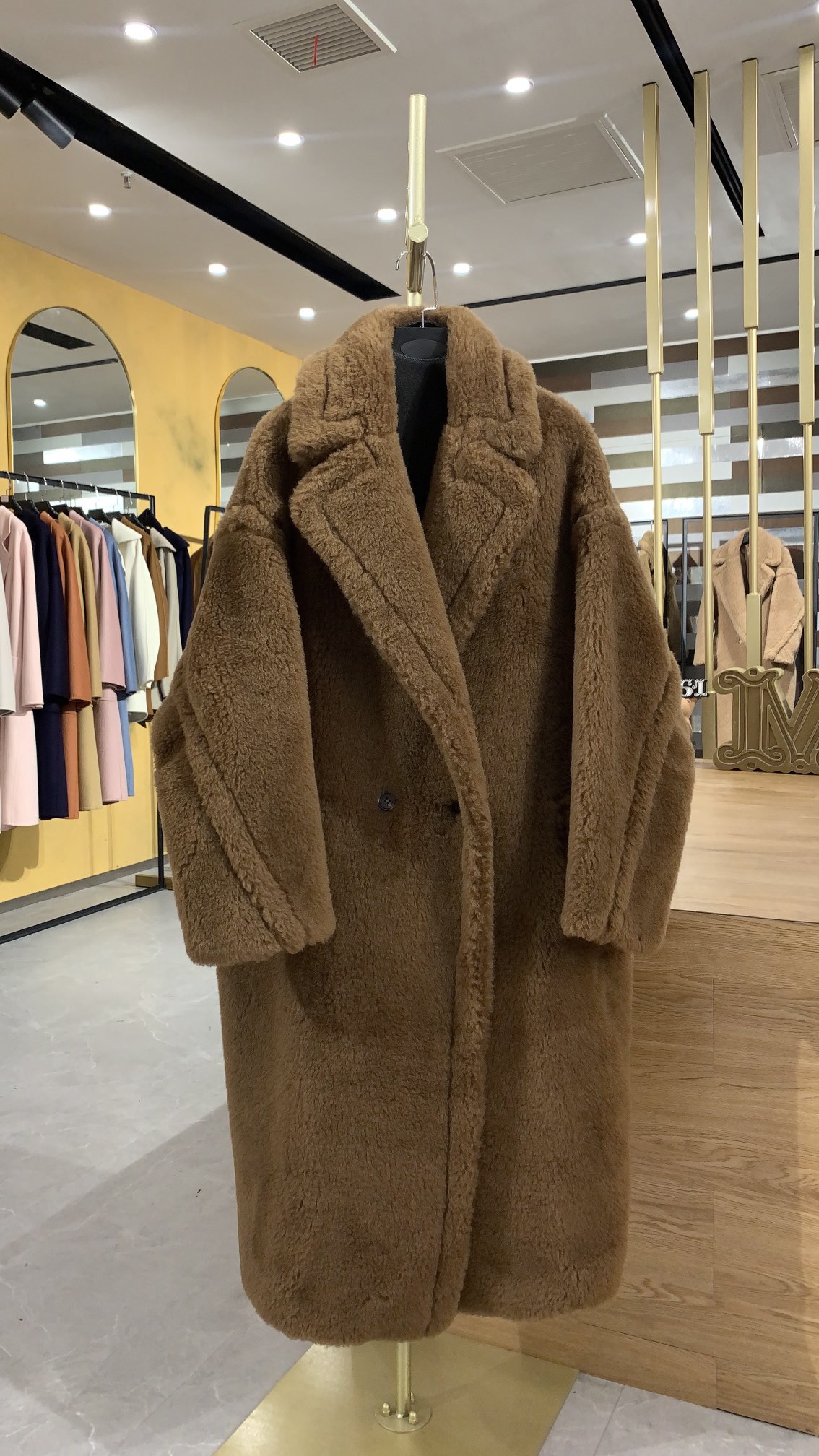 막스마라 Max Mara Teddy Bear Icon Coat 테디베어 양면 코트 Caramel color 카라멜색
