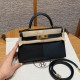 에르메스 Hermes Mini Kelly 19cm Epsom 89 Noir 76 Blue indigo K1 Rouge grenat/gold