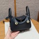 에르메스 Hermes Mini Lindy 19cm Swift 88 Graphite/gold