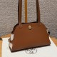 에르메스 Hermes Tablier Sellier Swift and Canvas 37 Gold/gold