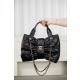 샤넬 Chanel 25k AS5851 Bow bag Black 38cm