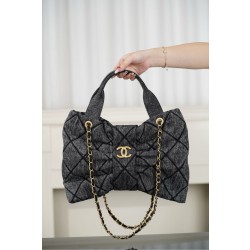 샤넬 Chanel 25k AS5851 Bow bag Black 38cm
