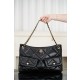 샤넬 Chanel 25k AS5740 Hobo Shopping Bag Black 38cm