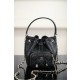 샤넬 Chanel 25B Mini Drawstring Bag Black 10cm