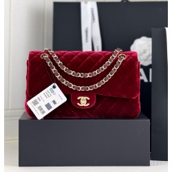 샤넬 Chanel A01112 Medium Classic Flap Bag Red 25cm