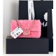 샤넬 Chanel A01116 Mini Classic Flap Bag Pink 20cm
